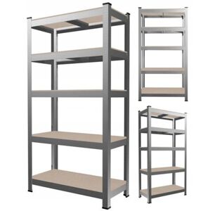 GardenLine GWI7378 Kovový regálový systém Salgo s MDF doskami, 15...