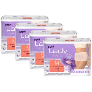 Seni Lady Pants Inkontinenčná spodná bielizeň M 4x10ks