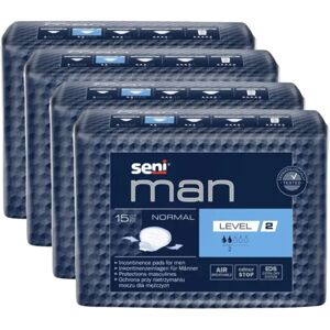 Seni Man Normal Level 2 mužské inkontinenčné vložky 4x15ks