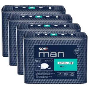 Seni Man Extra Level 3 mužské inkontinenčné vložky 4x15ks