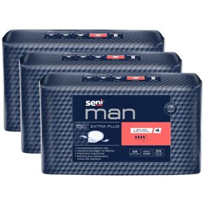 Seni Man Extra Plus Level 4 pánske inkontinenčné vložky 3x15ks