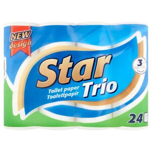 Toaletný papier Star Trio 3 Ply 24 roliek