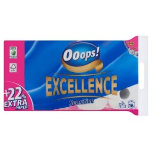 Ooops! Toaletný papier Excellence Sensitive 3 Ply 16 roliek