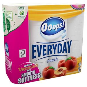 Ooops! Toaletný papier Everyday Peach 3 Ply 32 roliek