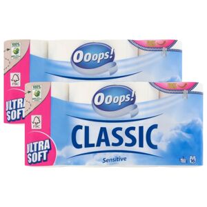Ooops! Toaletný papier Classic Sensitive 3 Ply 2x16 roliek