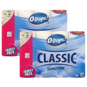 Ooops! Toaletný papier Classic Sensitive 3 Ply 2x24 roliek