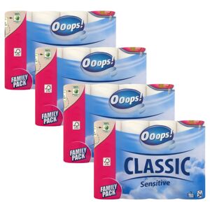 Ooops! Toaletný papier Classic Sensitive 3 Ply 4x24 roliek