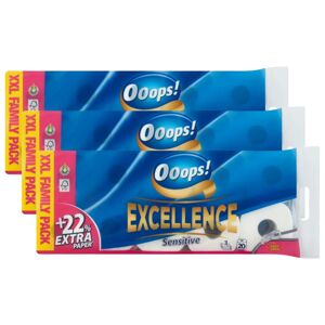 Ooops! Toaletný papier Excellence Sensitive 3 Ply 3x20 roliek
