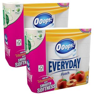 Ooops! Toaletný papier Everyday Peach 3 Ply 2x32 roliek