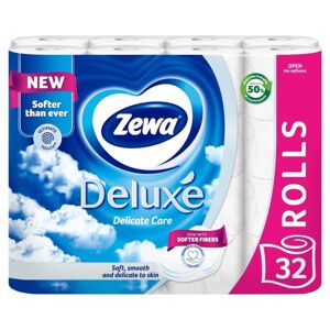 Zewa Deluxe Delicate Care 3 Ply toaletný papier 32 roliek