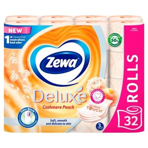 Zewa Deluxe Cashmere Peach 3 Ply Toaletný papier 32 roliek