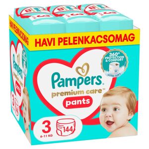 Pampers Premium Care Pants havi Pelenkový balík 6-11kg Midi 3 (144ks)