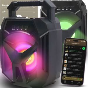 Retoo Prenosný Bluetooth reproduktor s RGB osvetlením 400W