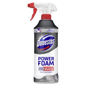 Domestos Power Penový čistiaci prostriedok na WC a kúpeľne v spre...