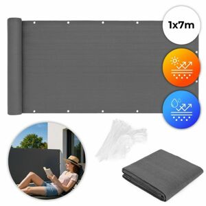 MultiGarden Balkónová deka s upevňovacím príslušenstvom 1x7m - sv...