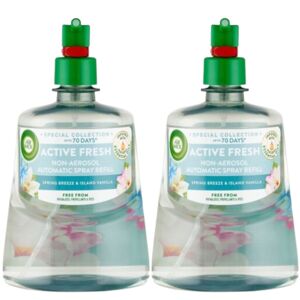 Air Wick 24/7 Active Fresh Spring Breeze a vanilka Náplň do autom...