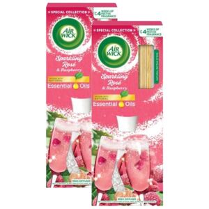 Osviežovač vzduchu Air Wick Rosé Champagne and Raspberry Stick 2x30ml