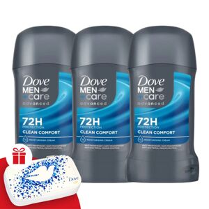 Dove Men+Care Advanced Pen Clean Comfort 3x50ml + darčeková sada...