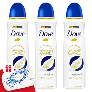 Dove Advanced Care dámsky antiperspirant deodorant Original 3x200...