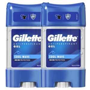 Gillette Cool Pánsky antiperspirant deodorant 2x70ml