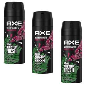 Dezodorant Axe Wild Pink Pepper 3x150ml