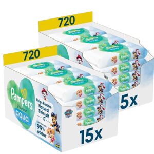 Pampers Harmonie Aqua vlhčené obrúsky 30x48ks