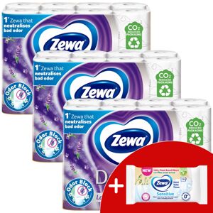 Zewa Deluxe Lavender Dreams 3-vrstvový toaletný papier 3x24 rolie...