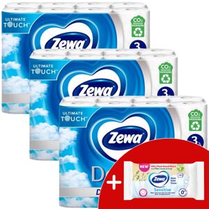 Zewa Deluxe Delicate Care 3 Ply Toaletný papier 3x24 roliek + dar...