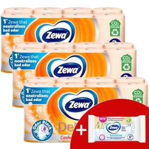 Zewa Deluxe Cashmere Peach 3 Ply toaletný papier 3x16 roliek + da...