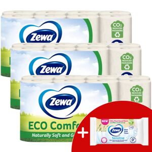 Zewa Eco Comfort 3-vrstvový toaletný papier 3x16 roliek + darčeko...