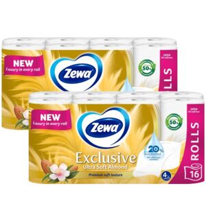Zewa Exclusive Ultra Soft Almond 4-vrstvový toaletný papier 2x16 roliek