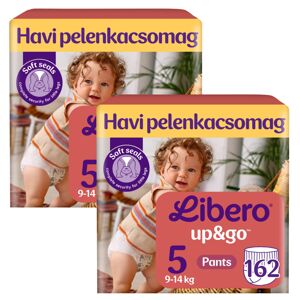 Libero Up&amp;Go 2 mesačné balenie plienok 9-14kg Junior 5 (324ks)