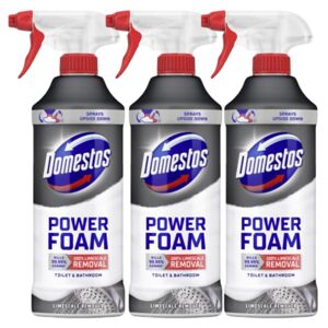 Domestos Power Penový čistiaci prostriedok na WC a kúpeľne v spre...