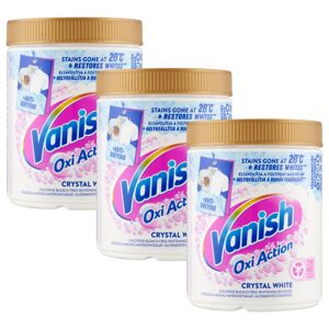 Vanish Oxi Action odstraňovač škvŕn a bieliaci prášok 3x970g