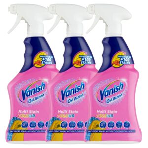 Vanish Oxi Action odstraňovač škvŕn v spreji 3x500ml