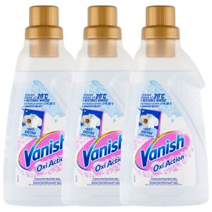 Vanish Oxi Action odstraňovač škvŕn a bieliaci gélový koncentrát 3x750ml
