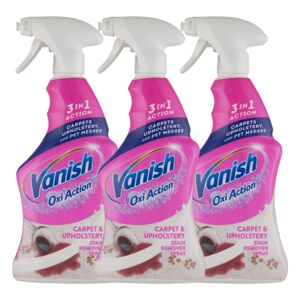 Vanish Oxi Action Čistič kobercov a čalúnenia v spreji 3x500ml