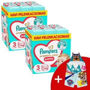 Pampers Premium Care Pants 2 mesačné balenie plienok 6-11kg Midi...