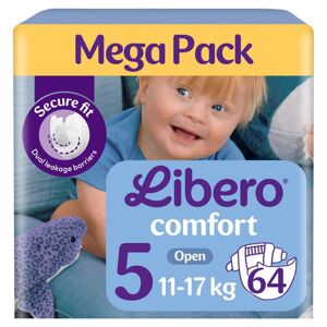Libero Comfort Mega Pack balenie plienok 11-17 kg Junior 5 (64 ks)