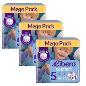 Libero Comfort Mega Pack balenie plienok 11-17 kg Junior 5 (192 ks)