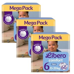 Libero Comfort Mega Pack balenie plienok 13-20kg Junior 6 (180ks)