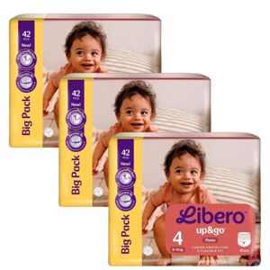 Libero Up&amp;Go Plienky 8-14kg Maxi 4 (126ks)