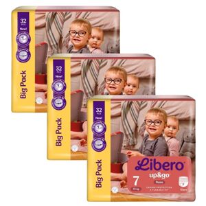Libero Up&amp;Go Nočníková podložka 17+ junior 7 (96ks)