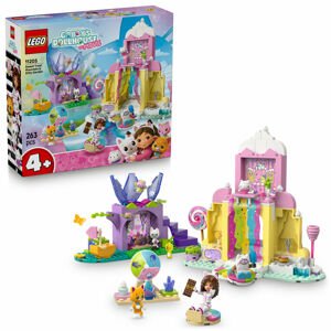 Domček pre bábiky LEGO® Gabby s cukrovou horou a mačacou záhradou 11205