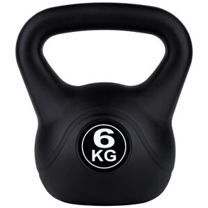Funfit Gym&amp;Fiteness Kettlebell činka 6 kg - čierna