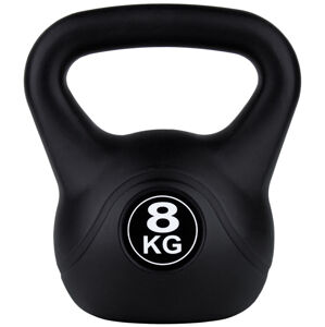Funfit Gym&amp;Fiteness Kettlebell činka 8 kg - čierna