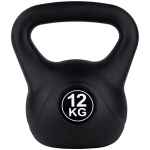 Funfit Gym&amp;Fiteness Kettlebell činka 12 kg - čierna