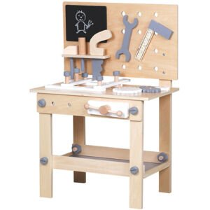 Funfit Detská drevená hračka s príslušenstvom pre DIY stôl