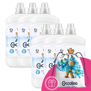 Coccolino Sensitive Pure Rinse Concentrate 408 umývaní 6x1700ml +...