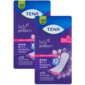 Tena Lady Protect+ Normálne nočné inkontinenčné vložky 20ks